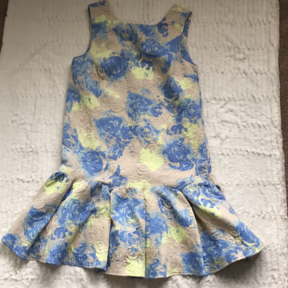 ASOS dropwaist minidress in floral print